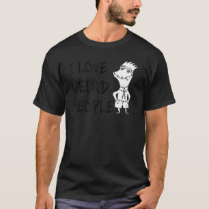 Camiseta Me Encanta La Actitud De La Gente Rara Palabra 1