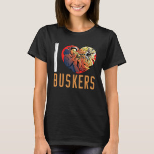 Camiseta Me Encanta la Actividad Musical de los Artistas Ca