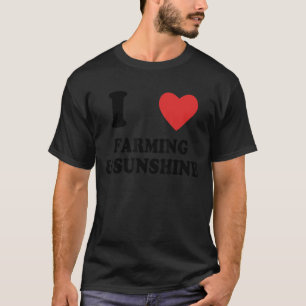 Camiseta Me Encanta La Agricultura Y La Agricultura Sunshin