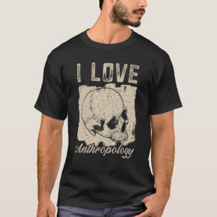 Camiseta Me encanta la antropología del profesor de ciencia