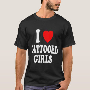 Camiseta Me Encanta La Atracción Tattoooed Hot