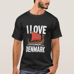 Camiseta Me encanta la aventura del barco vikingo de Dinama