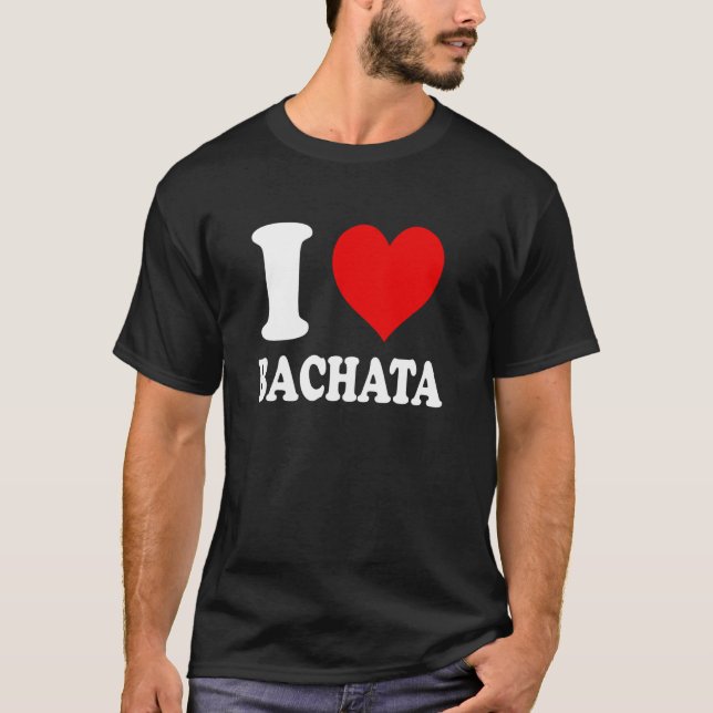 Camiseta Me encanta la bachata (Anverso)