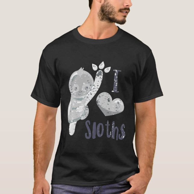 Camiseta Me encanta la bandeja 1 de Sloth (Anverso)
