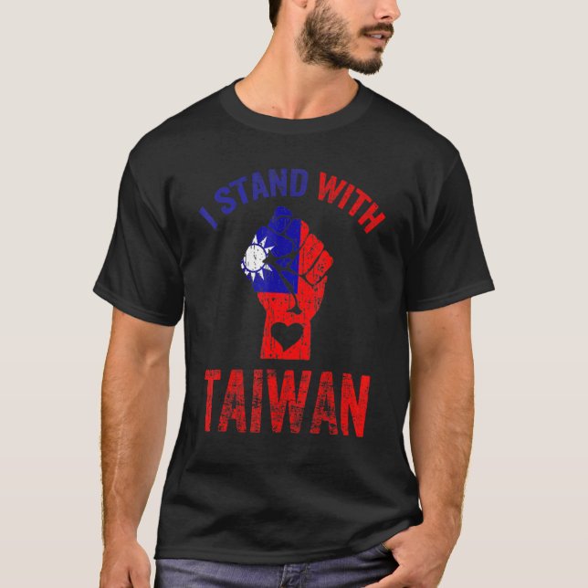 Camiseta Me Encanta La Bandera De Taiwán Orgullo Taiwanés C (Anverso)