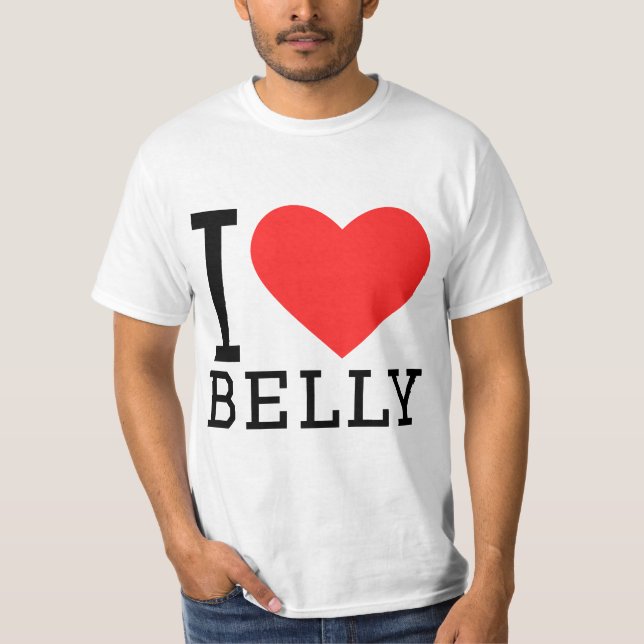 Camiseta Me encanta la barriga (Anverso)