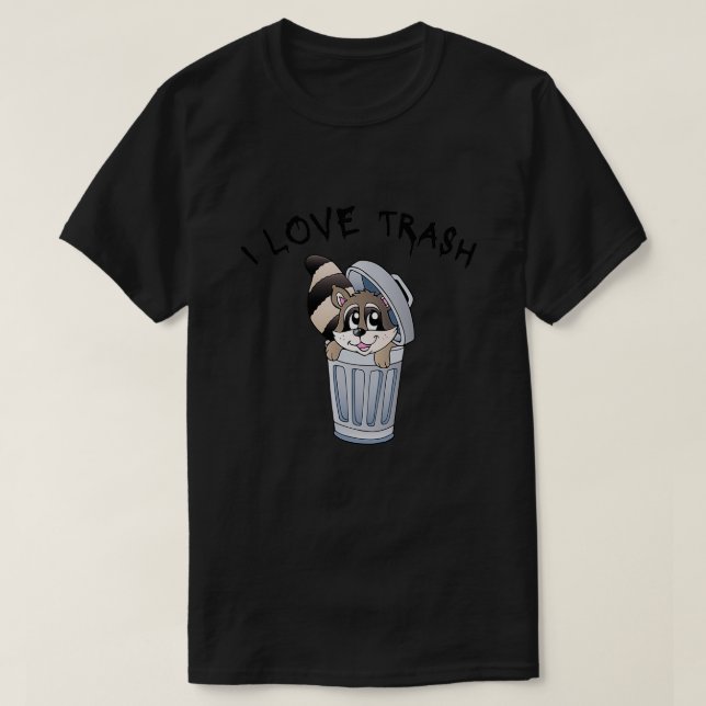 Camiseta Me encanta la basura (Diseño del anverso)