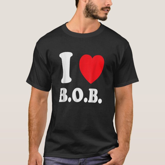 Camiseta Me encanta la batería de BOB Boyfriend T (Anverso)