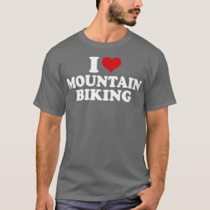 Camiseta Me encanta la bicicleta de montaña MTB Downhill1