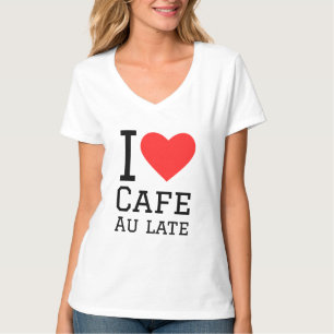 Camiseta Me encanta la cafetería au late