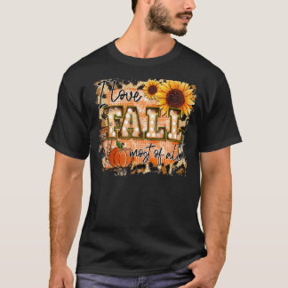 Camiseta Me Encanta La Caída En Su Mayoría Sólo Un Chica Qu