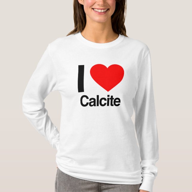 Camiseta me encanta la calcita (Anverso)
