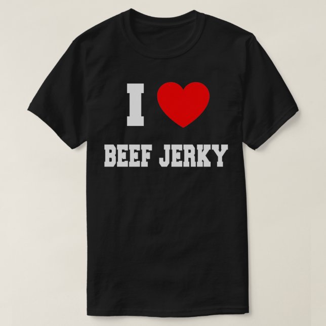 Camiseta Me encanta la carne de res (Diseño del anverso)