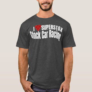 Camiseta Me encanta la Carreras de autos Superstox Stock