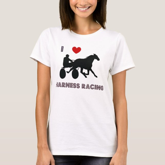 Camiseta Me encanta la Carreras de Harness (Anverso)