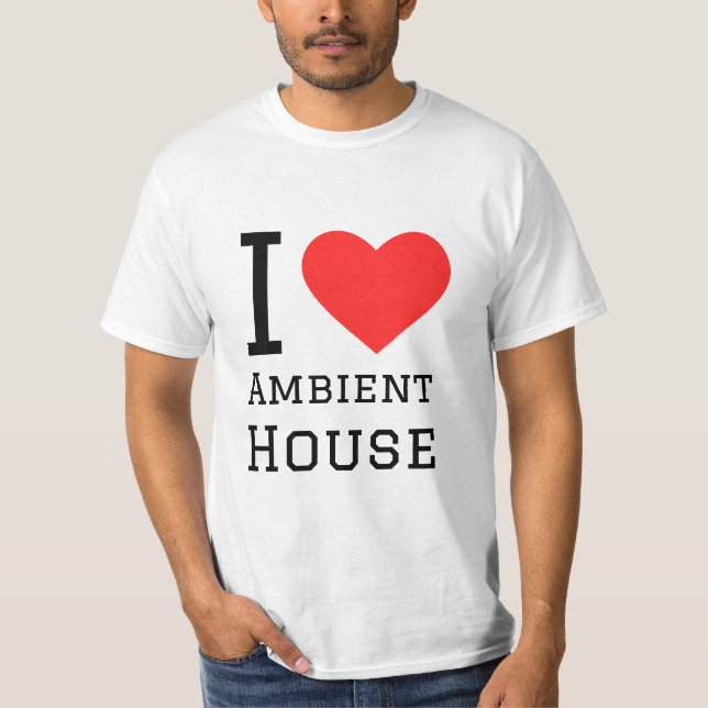 Camiseta Me encanta la casa de ambiente (Anverso)