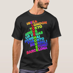 Camiseta Me encanta la casa en todo el mundo