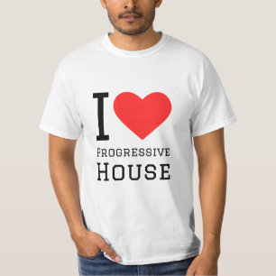 Camiseta Me encanta la casa progresista