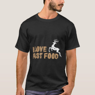 Camiseta Me encanta la caza rápida de venados