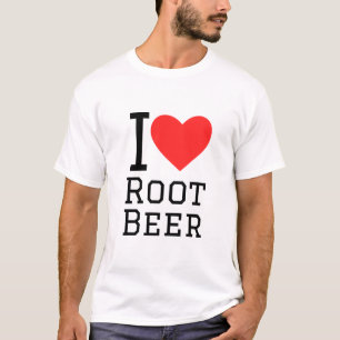 Camiseta Me encanta la cerveza de raíz