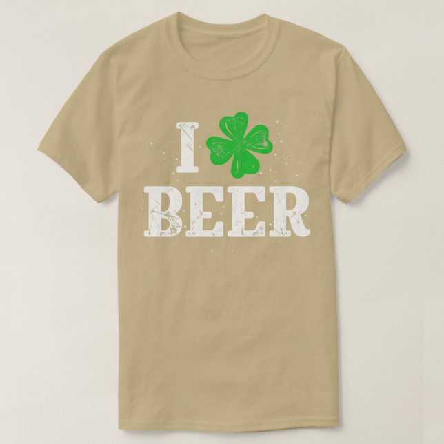 Camiseta Me Encanta La Cerveza Día De Sta Patrocinadores Pa (Diseño del anverso)