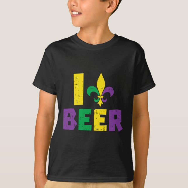Camiseta Me Encanta La Cerveza Jester Gorra Tomar Equipo Di (Anverso)