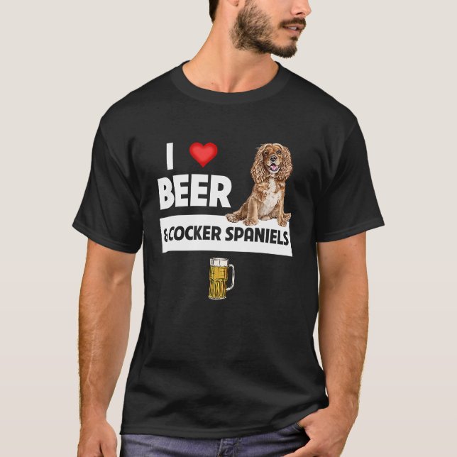 Camiseta Me encanta la cerveza y los cocineros españoles pe (Anverso)