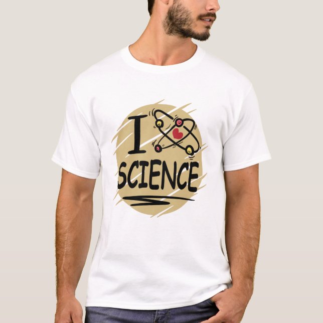 Camiseta Me encanta la ciencia (Anverso)
