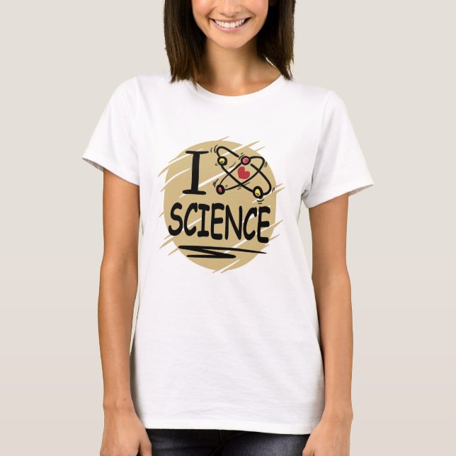 Camiseta Me encanta la ciencia (Anverso)