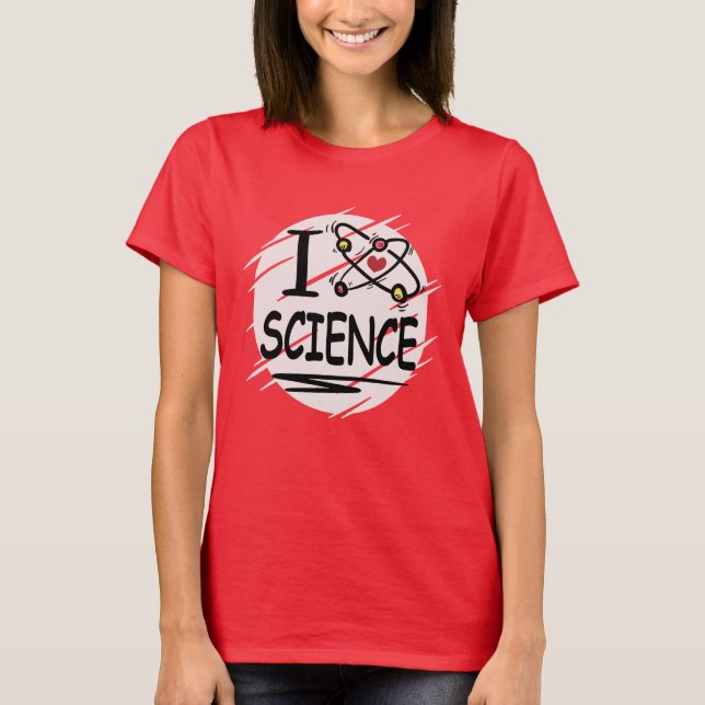Camiseta Me encanta la ciencia (Anverso)