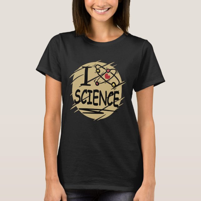 Camiseta Me encanta la ciencia (Anverso)