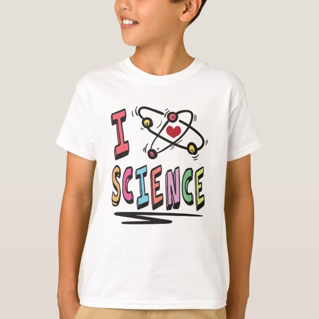 Camiseta Me encanta la ciencia (Anverso)