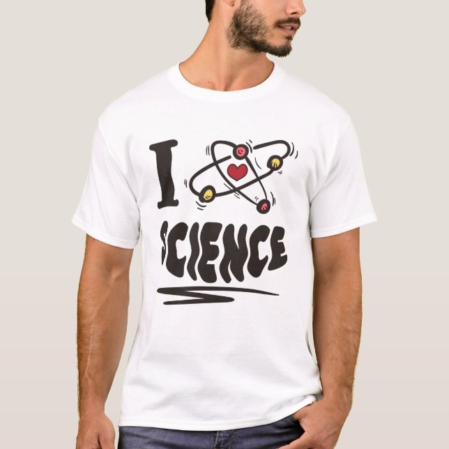 Camiseta Me encanta la ciencia (Anverso)