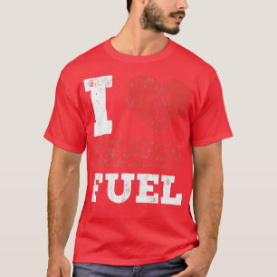 Camiseta Me encanta la ciencia de los combustibles fósiles 