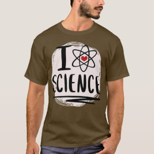 Camiseta Me encanta la ciencia L Guay Tema científico Prem