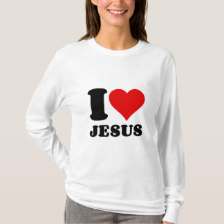 Camiseta me encanta la cita cristiana de Jesús