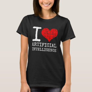 Camiseta Me encanta la cita de inteligencia artificial, la 