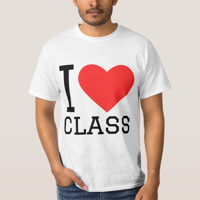 Camiseta Me encanta la clase (Anverso)