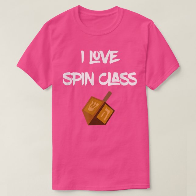 Camiseta Me encanta la clase Spin Spinning Dreidel Hanukkah (Diseño del anverso)
