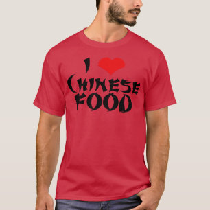 Camiseta Me encanta la comida china Lt tees