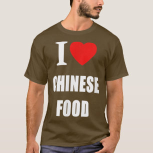 Camiseta Me Encanta La Comida China Y La Cocina