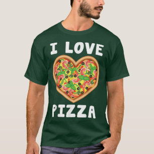 Camiseta Me encanta la comida de Pizza Amantes del Regalo d