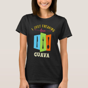 Camiseta Me encanta la comida deliciosa de guayaba