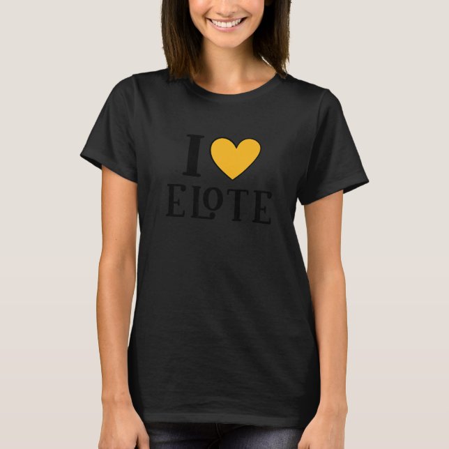 Camiseta Me encanta la comida mexicana 9 (Anverso)