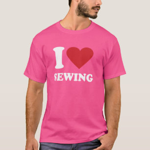 Camiseta Me encanta la costura del corazón