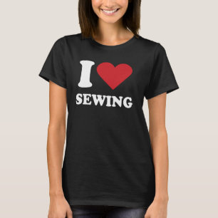 Camiseta Me encanta la costura del corazón