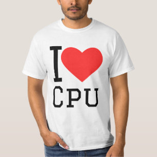 Camiseta Me encanta la cpu