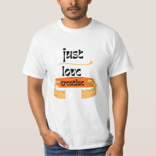 Camiseta Me encanta la creación, las citas divertidas