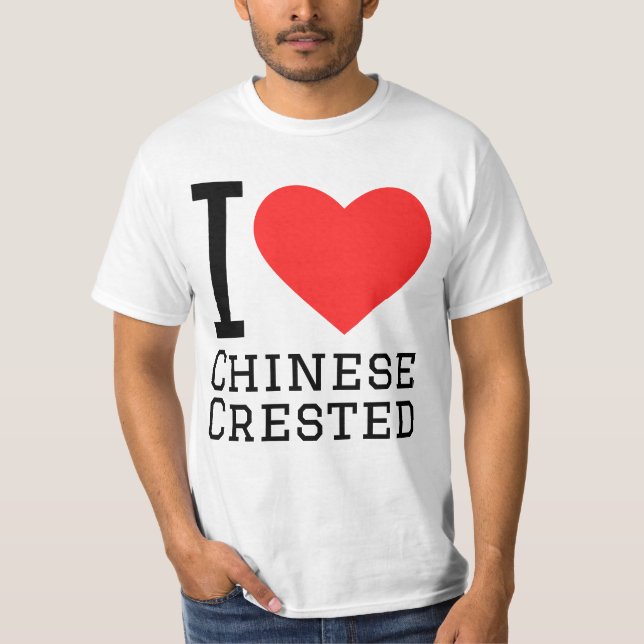 Camiseta Me encanta la creencia china (Anverso)