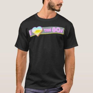 Camiseta Me Encanta La Cultura Del Rótulo De Música Vintage
